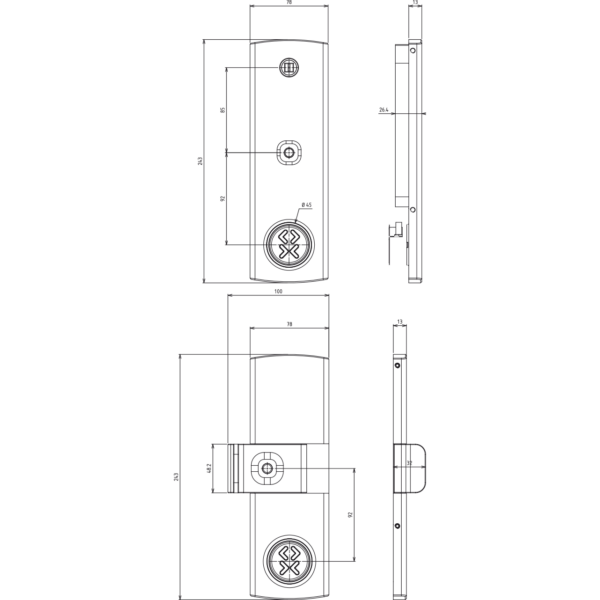 SERRURE DE TOILETTES UFR – Image 2