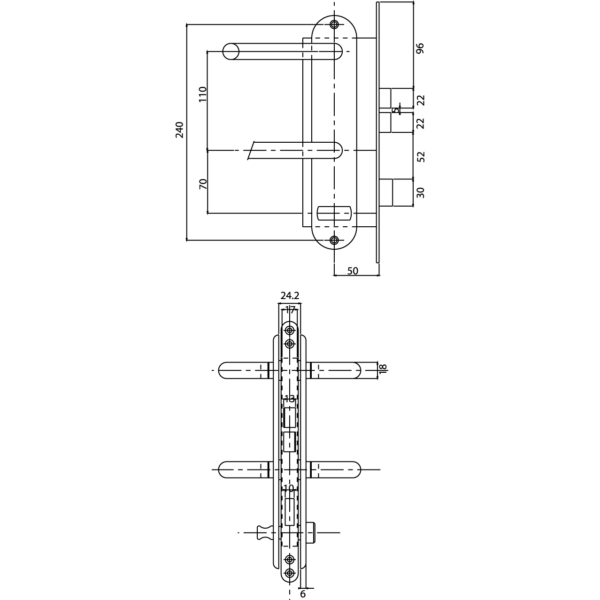 SERRURE DE TOILETTE POUR HANDICAPÉS – Image 2
