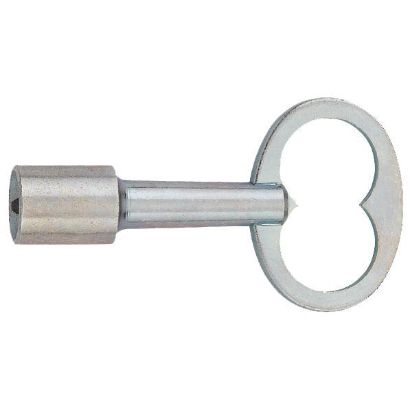 Clé triangle de 11 mm pour l'ouverture des cadenas d'artillerie et pompier