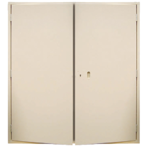 PORTE DE POSTE À DEUX VANTAUX SANS VENTILATION