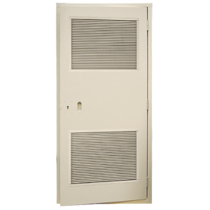 PORTE DE POSTE ENEDIS 1050X2100 DROITE AVEC DOUBLE VENTILATION HAUTE & BASSE