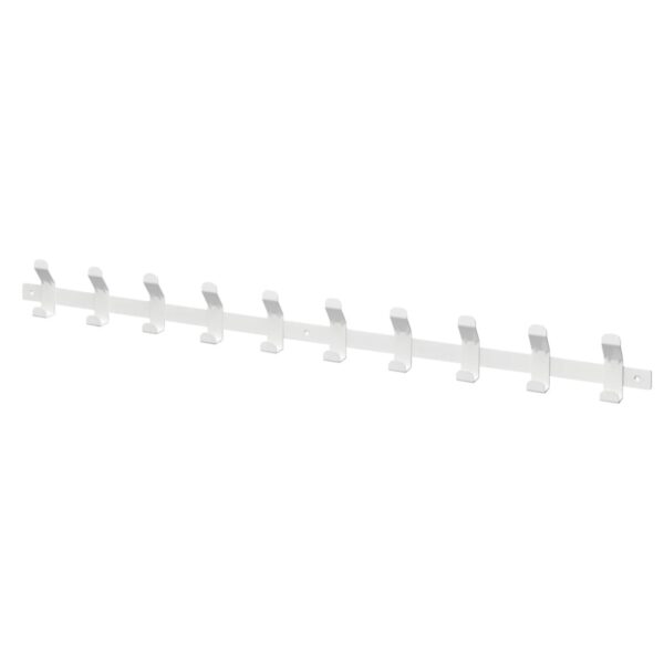 Bi-patères en acier montées sur lisse plate