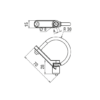 Cadenas d’artillerie corps et anse laiton type 154 – Image 2